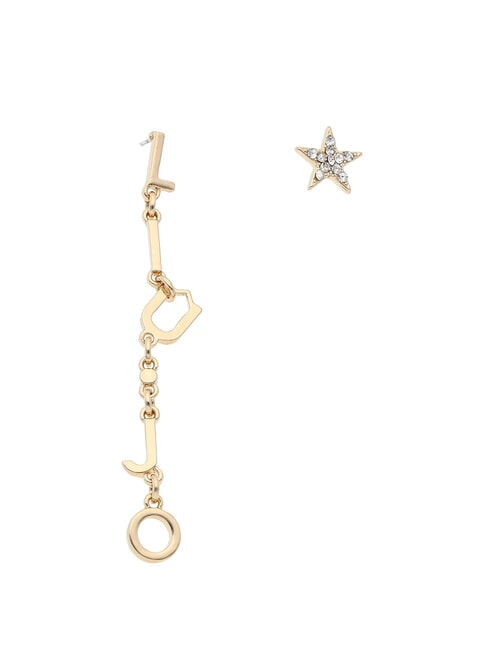 LIUJO LETTERING Orecchini gold rose - Orecchini