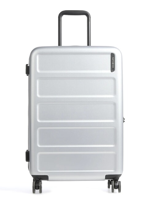 SAMSONITE QUADRIX Trolley medio spinner SILVER - Trolley Rigidi