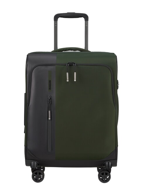 SAMSONITE BIZ2GO TRVL Trolley cabin con tasca porta pc 15.6" earth green - Bagagli a mano