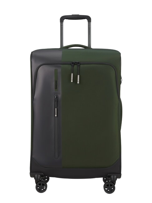SAMSONITE BIZ2GO TRVL Trolley medio espandibile earth green - Trolley Semirigidi