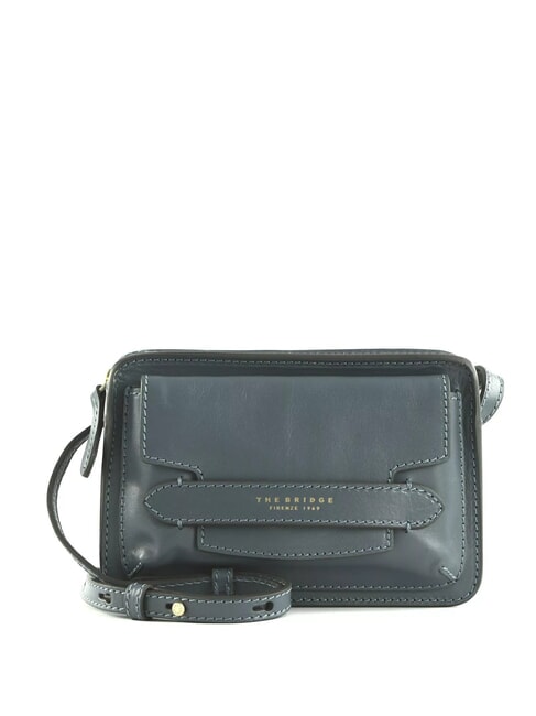 THE BRIDGE LUCREZIA Camera case in pelle ceruleo abb.oro - Borse Donna