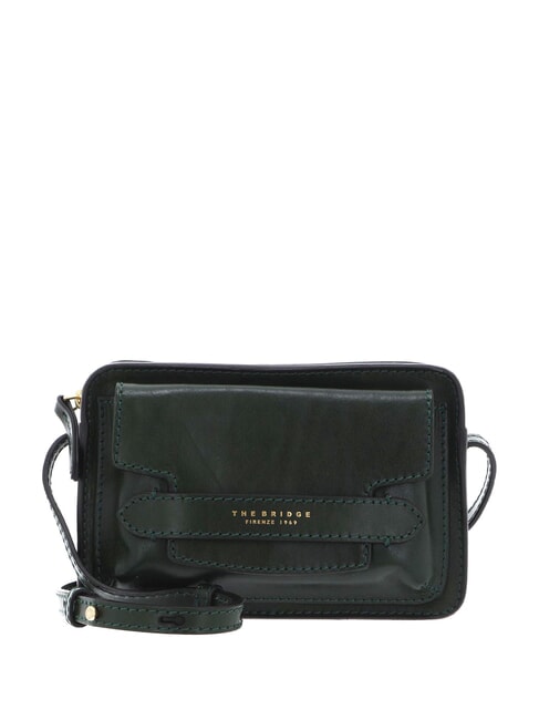 THE BRIDGE LUCREZIA Camera case in pelle malachite abb.oro - Borse Donna
