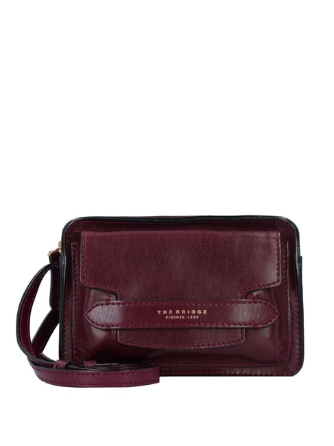 THE BRIDGE LUCREZIA Camera case in pelle grape abb. oro - Borse Donna