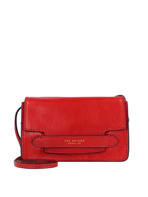 THE BRIDGE LUCREZIA  Mini Bag a tracolla, in pelle flamenco abb. oro - Borse Donna