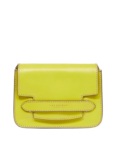 THE BRIDGE LUCREZIA Mini bag a tracolla lime with gold - Borse Donna