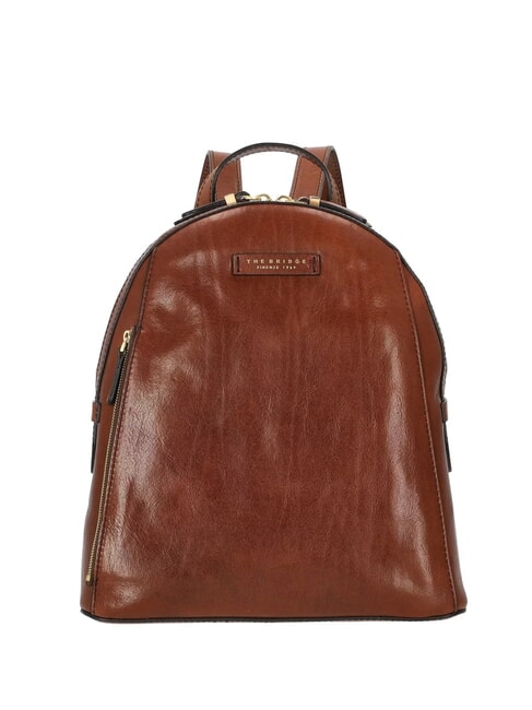 THE BRIDGE COSTANZA Zaino in pelle tasca verticale MARRONE - Borse Donna