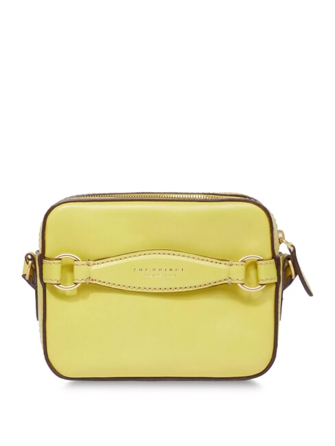 THE BRIDGE BETTINA Borsa camera case in pelle lime with gold - Borse Donna