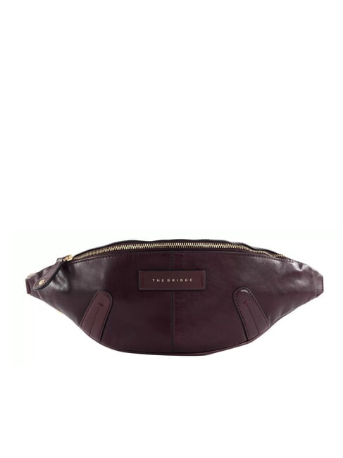 THE BRIDGE FLAVIA Borsa mini marsupio in pelle grape abb. oro - Borse Donna