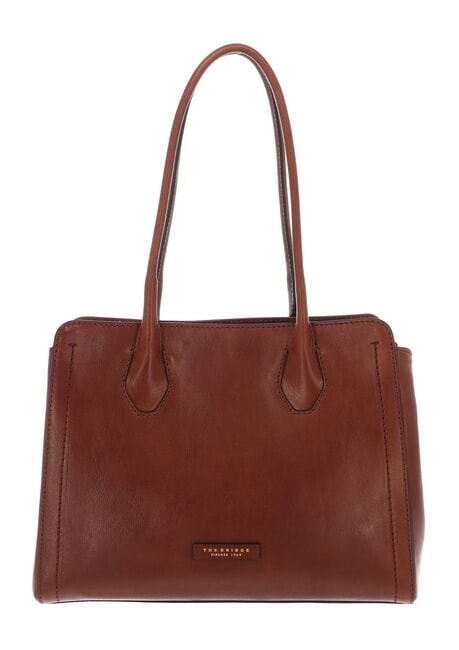 THE BRIDGE FIONA Borsa shopping in pelle MARRONE - Borse Donna