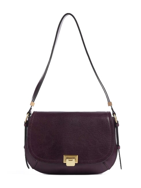 THE BRIDGE FEDERICA  Borsa a spalla, in pelle grape abb. oro - Borse Donna