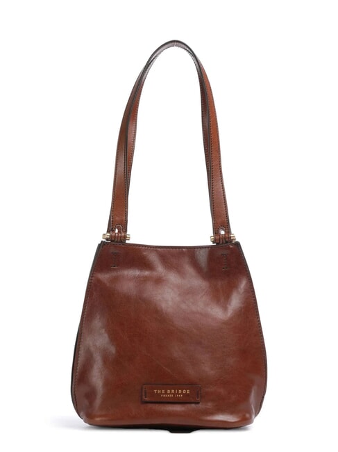 THE BRIDGE FEBE Borsa a secchiello in pelle MARRONE - Borse Donna