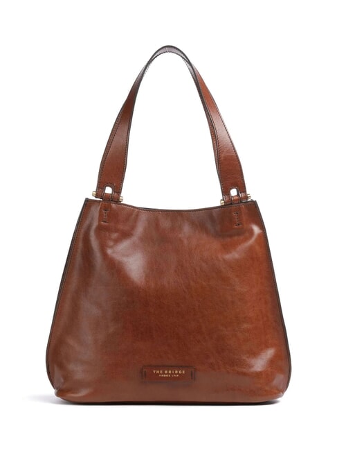 THE BRIDGE FEBE Borsa in pelle a spalla MARRONE - Borse Donna