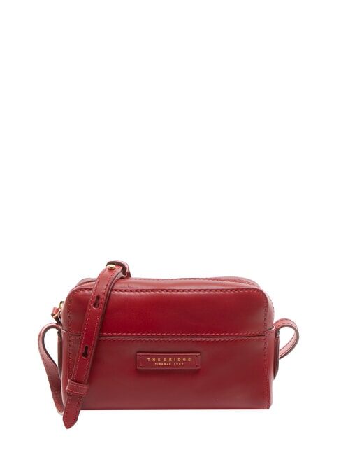 THE BRIDGE ELETTRA  Mini Bag a tracolla berry abb. oro - Borse Donna