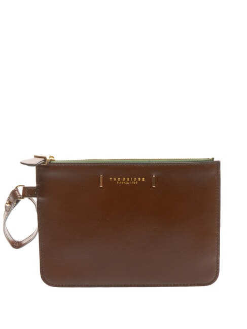 THE BRIDGE CHIARA Pochette in pelle MARRONE - Borse Donna