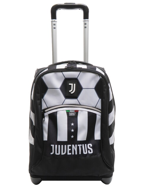 JUVENTUS #BOOTIT Zaino con carrello STRIPE BLACK/WHITE - Zaini con carrello