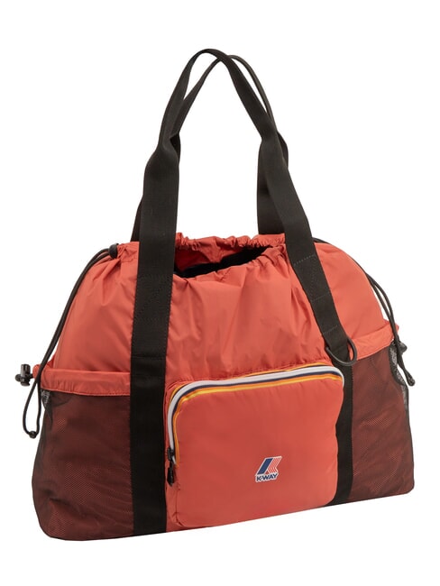KWAY LE VRAI 3.0 MARCEL Tote bag ripiegabile in nylon red jasper - Borse Donna