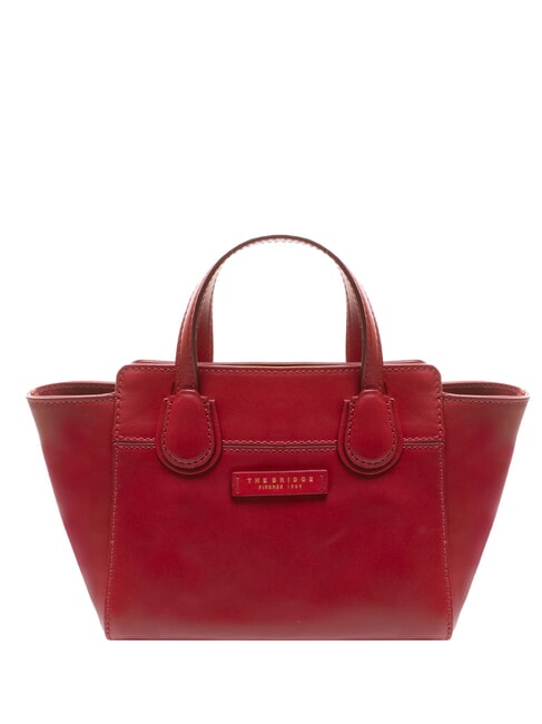 THE BRIDGE ELETTRA Borsa a mano in pelle con tracolla berry abb. oro - Borse Donna