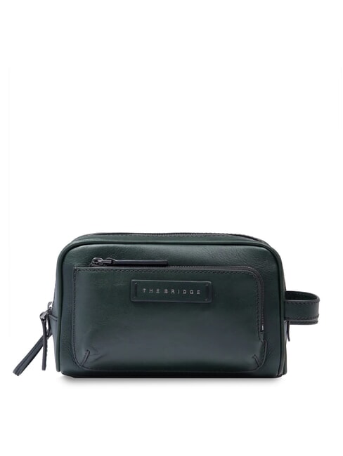 THE BRIDGE FILIPPO Beauty case in pelle malachite/rut. scuro - Beauty Case