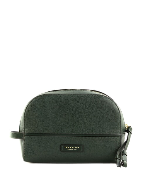 THE BRIDGE DOMITILLA Beauty case in pelle malachite abb.oro - Beauty Case