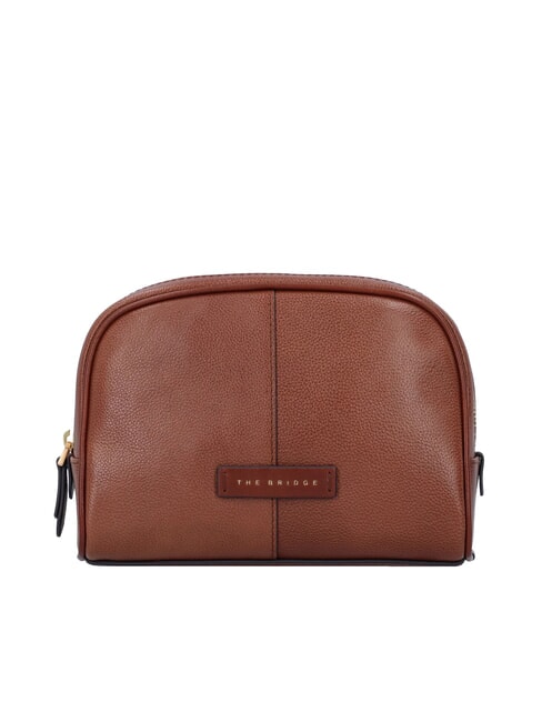 THE BRIDGE ELISABETTA Beauty medio in pelle MARRONE - Beauty Case