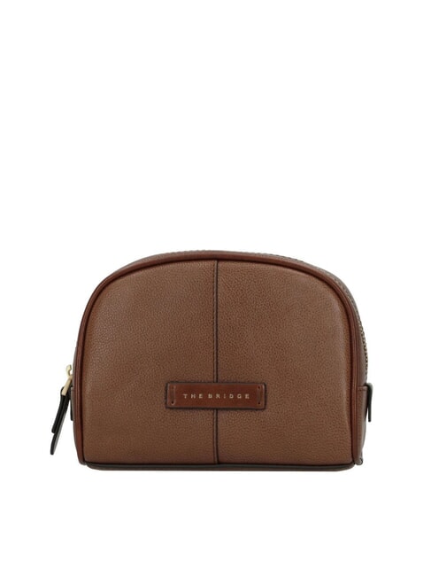THE BRIDGE ELISABETTA Beauty piccolo in pelle MARRONE - Beauty Case