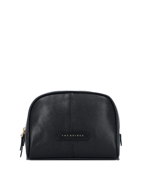THE BRIDGE ELISABETTA Beauty piccolo in pelle Nero Oro - Beauty Case