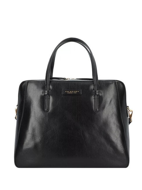 THE BRIDGE DIANA Cartella in pelle porta pc 14" Nero Oro - Cartelle Lavoro
