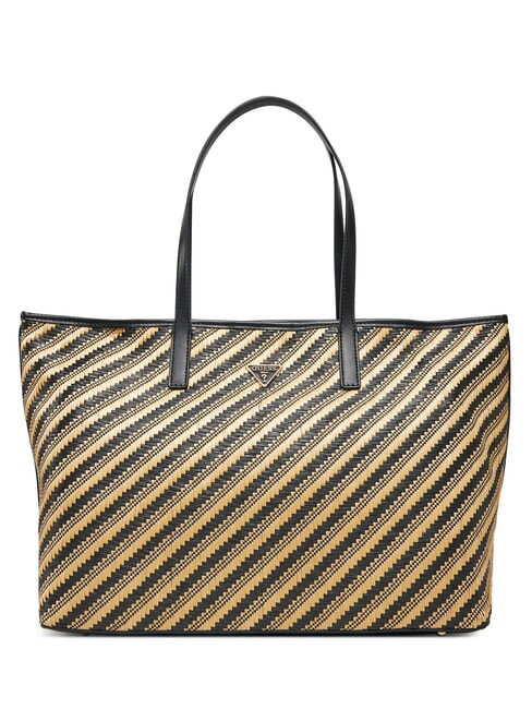 GUESS VIKKY II  Borsa a spalla natural/black - Borse Donna