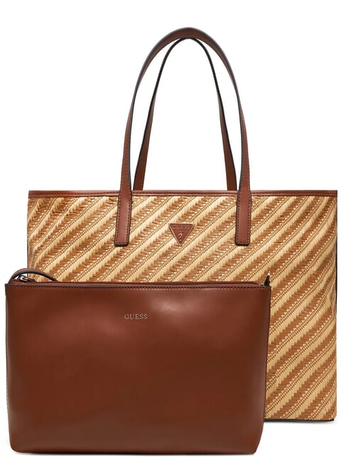 GUESS VIKKY II  Borsa a spalla natural/cognac - Borse Donna