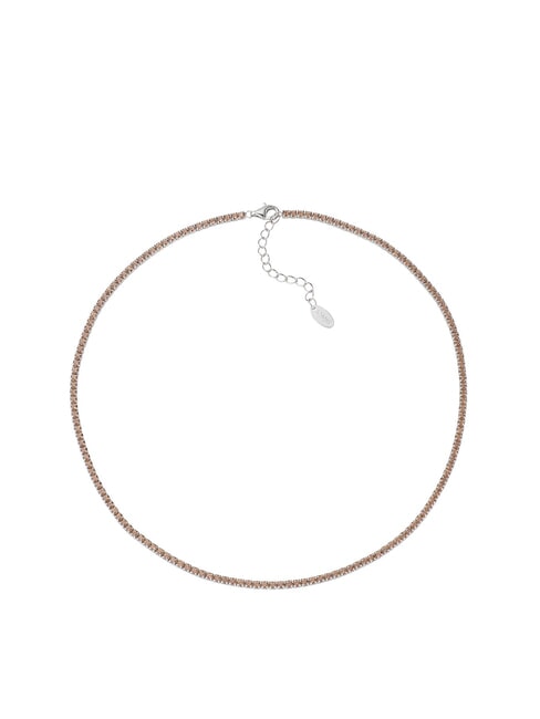 AMEN TENNIS MANIA Collana girocollo con zirconi rodio - Collane