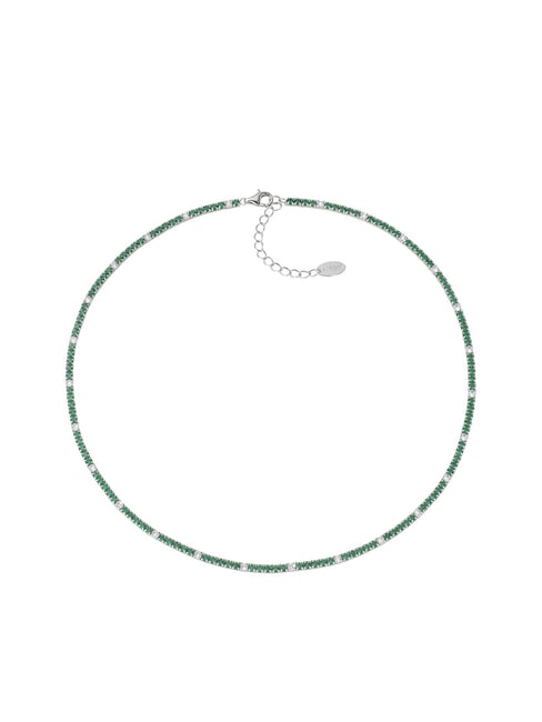 AMEN TENNIS MANIA Collana girocollo con zirconi rodio - Collane