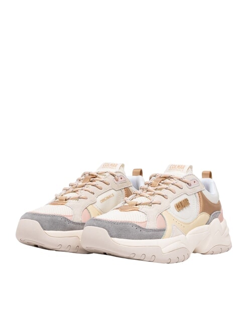 COLMAR TESS VENUS Sneakers white/blushpink/lgold - Scarpe Donna