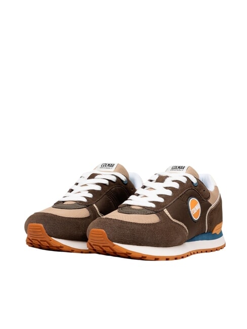 COLMAR TRAVIS BOOST Sneakers mgreen/beige/orange - Scarpe Uomo