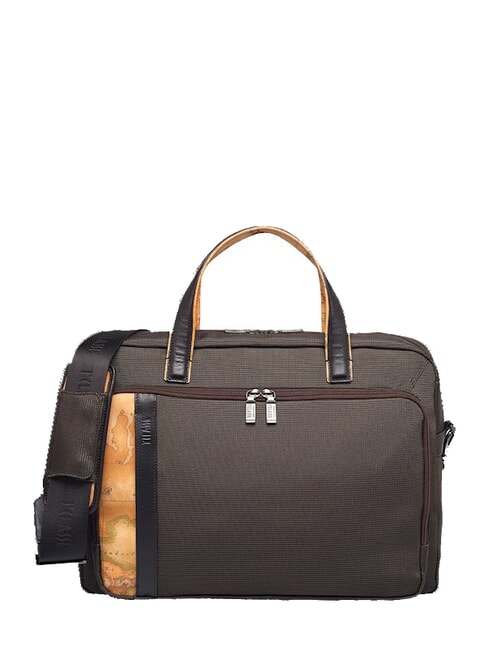 ALVIERO MARTINI PRIMA CLASSE BUSINESS Cartella porta pc 14" moro - Cartelle Lavoro