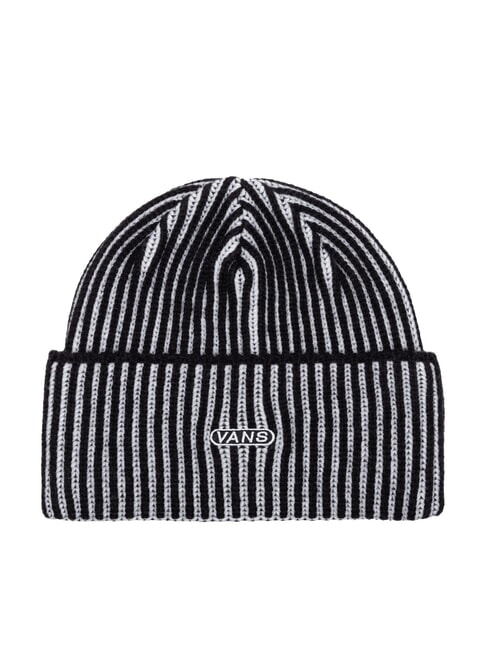 VANS NESBIT CUFF Cappello con risvolto black/white - Cappelli