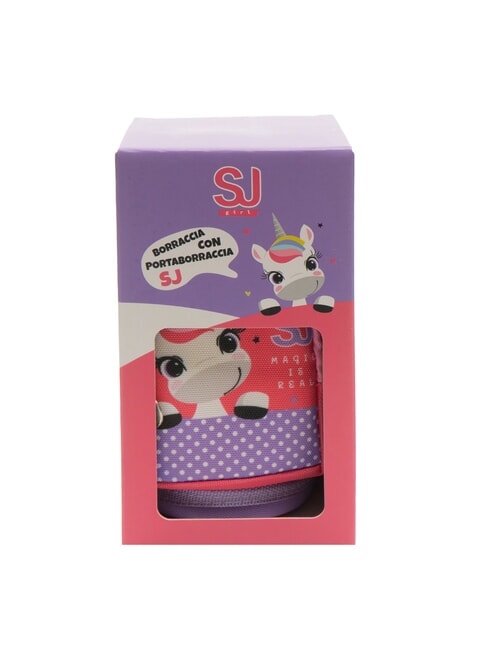 SJGANG KIDS Borraccia 350ml + portaborraccia pink - Borracce termiche