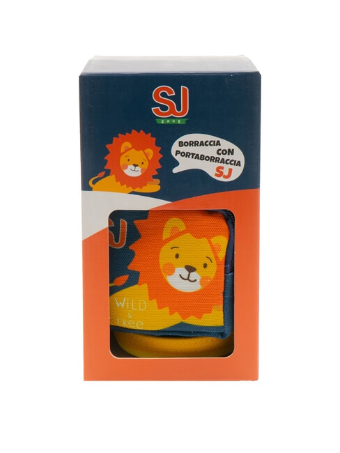 SJGANG KIDS Borraccia 350ml + portaborraccia orange - Borracce termiche