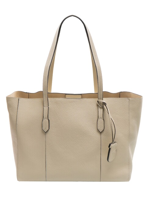 TOSCA BLU DILETTA Borsa shopping in pelle con pouch bianco avorio - Borse Donna