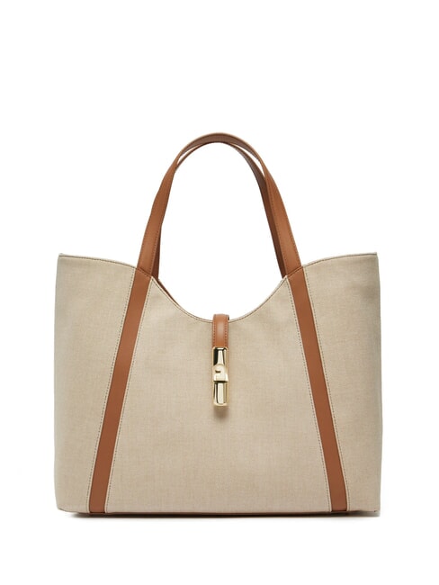 FURLA GOCCIA  Borsa a spalla naturale+brandy - Borse Donna