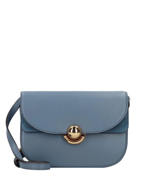 FURLA SFERA Borsa in pelle con flap a tracolla denim - Borse Donna