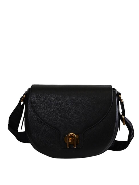 FURLA LOTUS  Borsa a tracolla nero+toni nero - Borse Donna