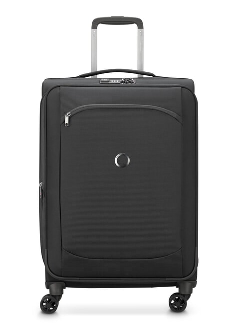 DELSEY MONTMARTRE AIR 2.0 Trolley Medio, espandibile Nero - Trolley Semirigidi