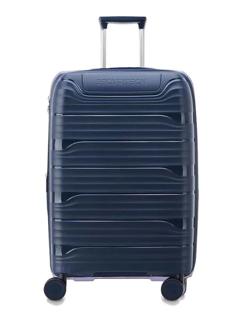 DELSEY SECURITECH DUNE Trolley medio espandibile blu - Trolley Rigidi