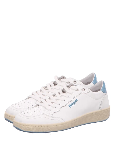 BLAUER OLYMPIA Sneakers white/light blue - Scarpe Donna