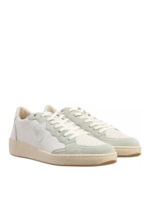 BLAUER OLYMPIA Sneakers white/aqua - Scarpe Donna