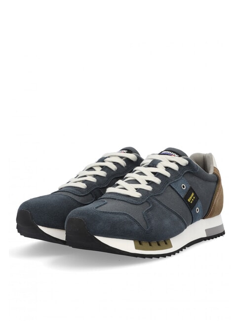 BLAUER QUEENS Sneakers running navy/taupe - Scarpe Uomo