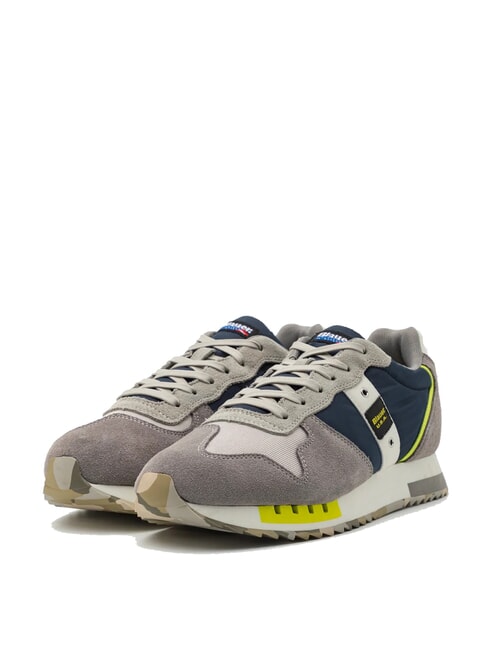 BLAUER QUEENS Sneakers running navy/grey - Scarpe Uomo