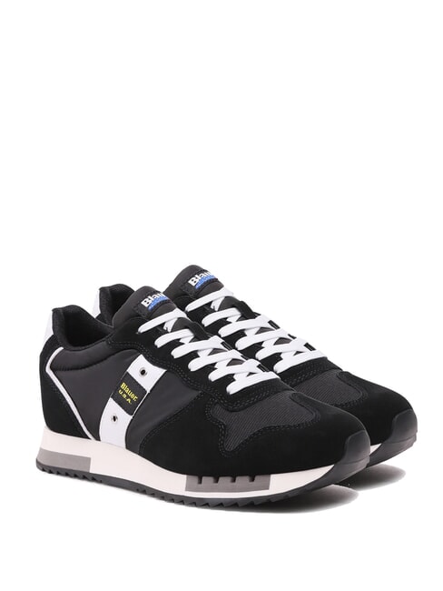 BLAUER QUEENS Sneakers running black/white - Scarpe Uomo