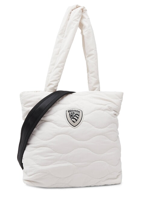 BLAUER RUG Borsa trapuntata a spalla white - Borse Donna