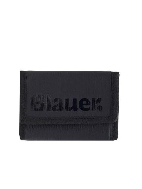 BLAUER SPLASH Portafoglio in tessuto stampa logo NERO - Portafogli Uomo
